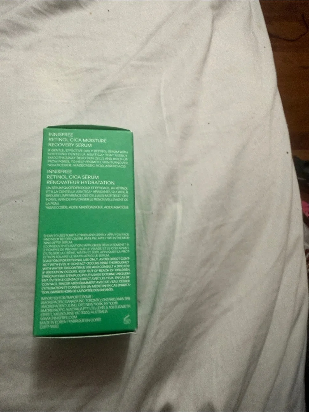 InnIsFree retinol cica